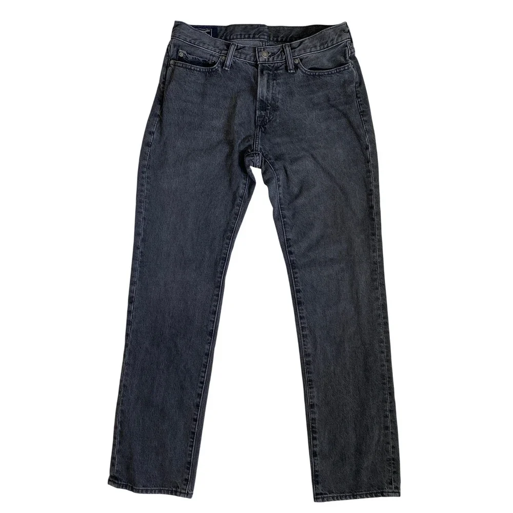 Abercrombie & Fitch Kennan‎ Straight Leg Jeans Mens 30x32 Faded Black 131D0084